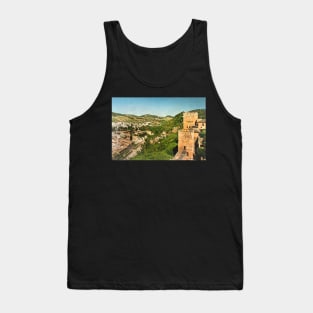 Granada From The Alhambra Ramparts Tank Top